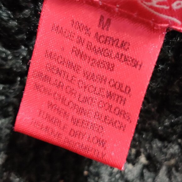 2B Loved M Grey Textured Knit Cropped Collared Button Up Sweater Y2K Layer Chic - Picture 6 of 7